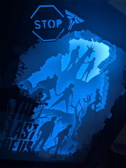 The Last Of Us - Shadowbox / Lightbox unique gift