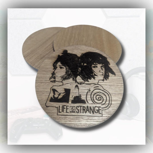 Life Is Strange - Themed Coaster - Unique gift - Max and Chloe