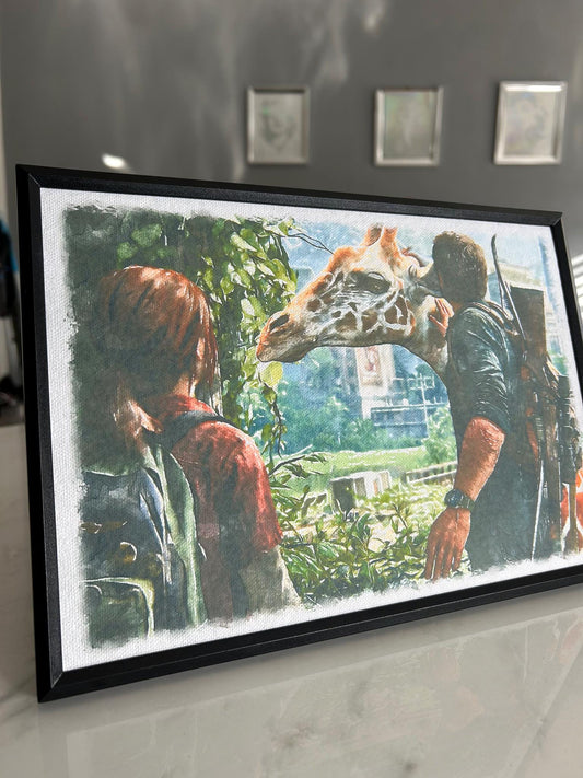 Ellie & Joel - The Last of Us - Watercolour Print