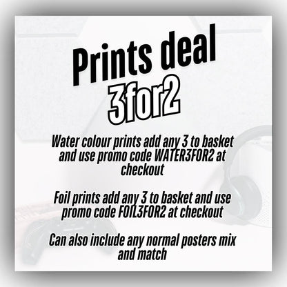 Avatar - Watercolour Print
