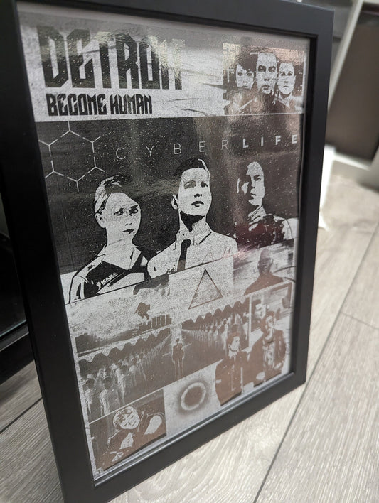 Detroit: Become Human - Foil Print - Video game Wall Decor, Unique Gift