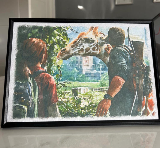 Ellie & Joel - The Last of Us - Watercolour Print