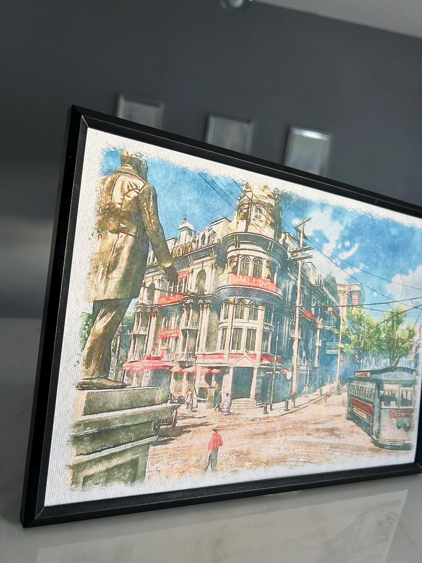 Red Dead Redemption 2 - Watercolour Print - Saint Denis