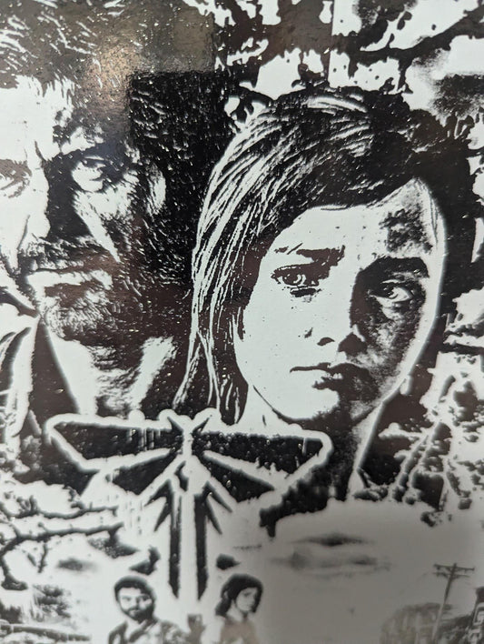 The Last Of Us - Foil print, Video game Wall Decor, Unique Gaming Gift, Joel and Ellie