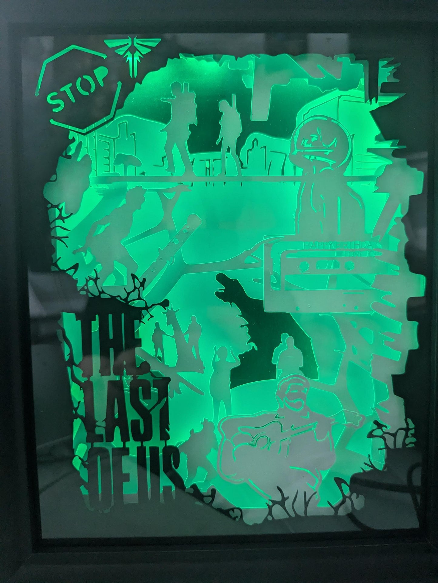 The Last Of Us - Shadowbox / Lightbox - Deluxe Version - Unique gift