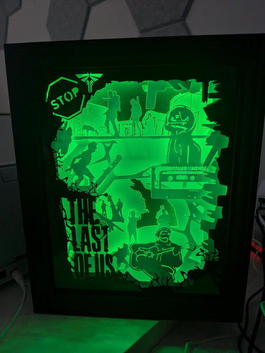 The Last Of Us - Shadowbox / Lightbox - Deluxe Version - Unique gift