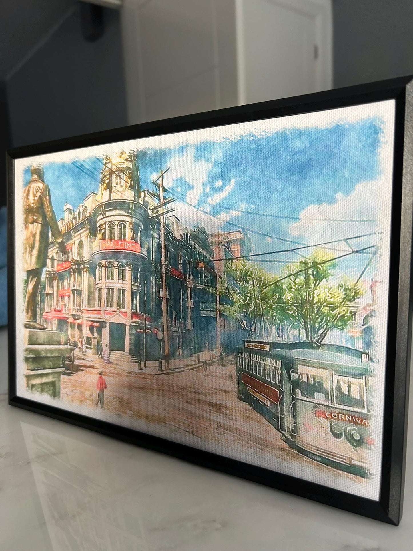 Red Dead Redemption 2 - Watercolour Print - Saint Denis